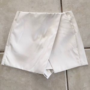 Topshop Faux Leather Skort